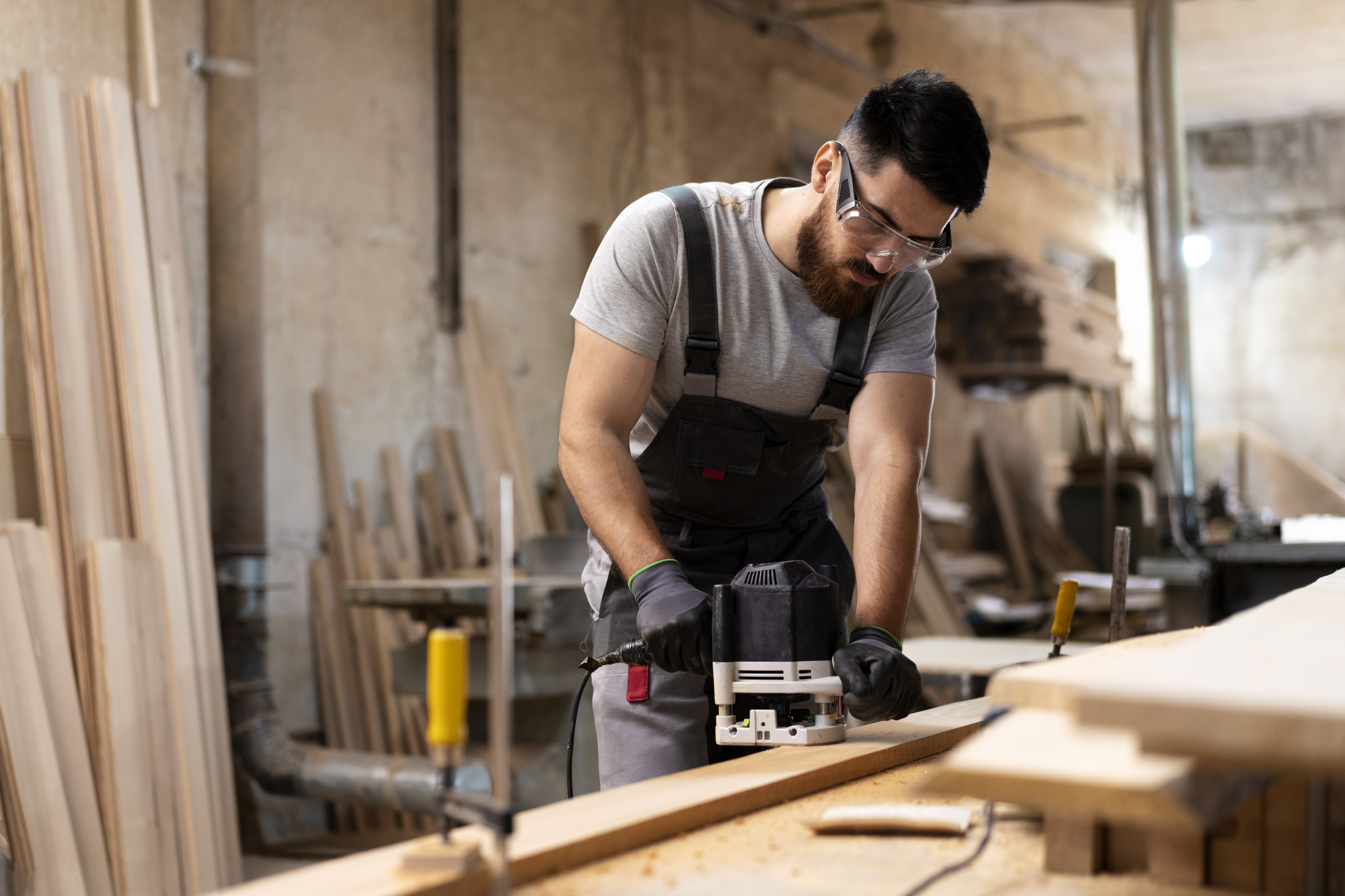 Hombre de negocios trabajando